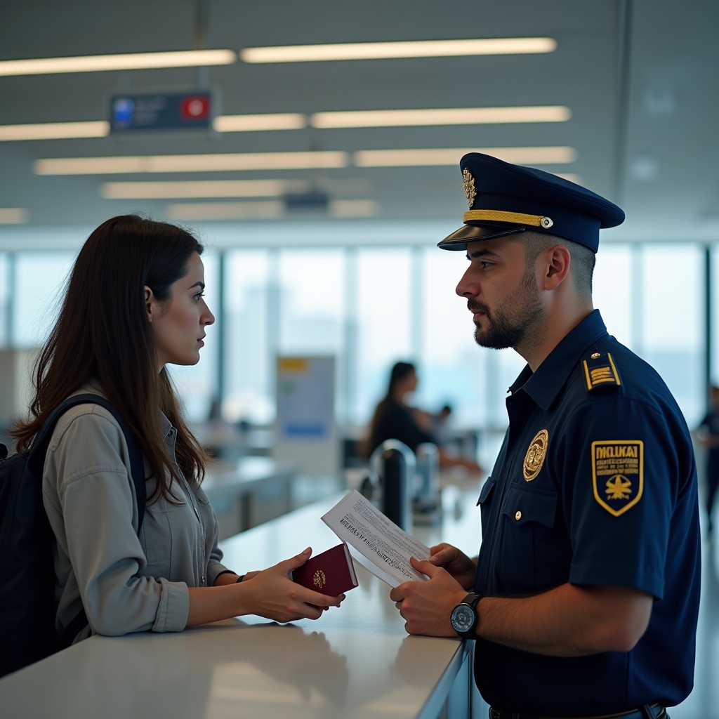Sınır kapısında bilgi edinme hakkını kullanan bir yolcu